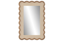 DKD Home Decor Espejo Urban Yaxi 26 Natural Beige 3 x 91.5 x 61 cm