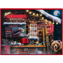 GEDORE red Calendario de Adviento 2025, 51 piezas, 1/4 pulgada