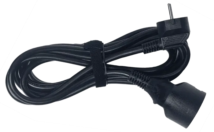 Algamlight Enchufe Alargador Estándar PVC H05VV-F 3G1,5Mm² - 3M Negro