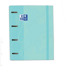 Carpebloc Oxford School Europeanbinder Touch A4+ 4 An.Mixtas 35Mm Con Recambio 100 Hj. Cuadric.5X5 Ice Mint Pastel (Set de 4)