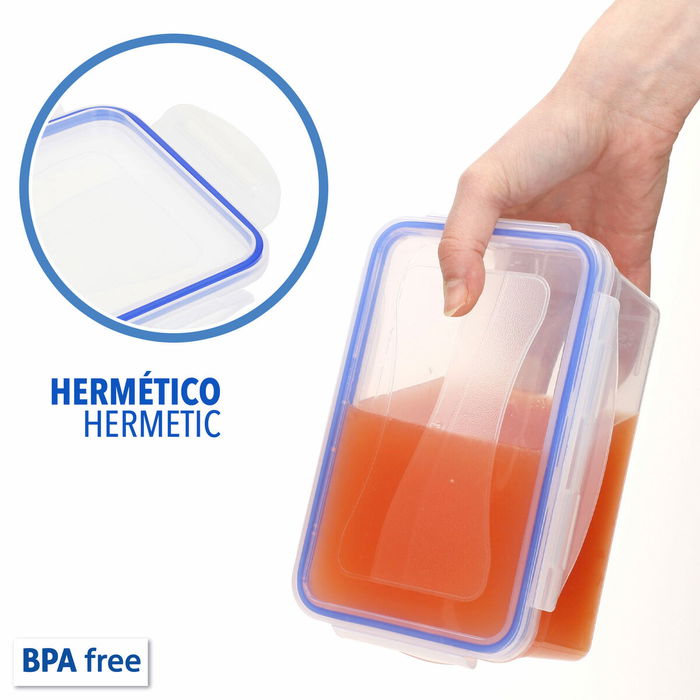 Set de Recipientes de Cocina Herméticos Apilables Max Home 27 x 12 x 20 cm 6 Unidades