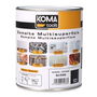 Koma Tools Esmalte Multisuperficies Negro Satinado 750 ml para Interior y Exterior, Secado Rápido y Lavable