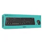 Logitech MK270 - Teclado y Ratón Combo Inalámbrico RF Oficina, AZERTY Belgiano, 100% con Teclado Numérico, Negro, 920-004524