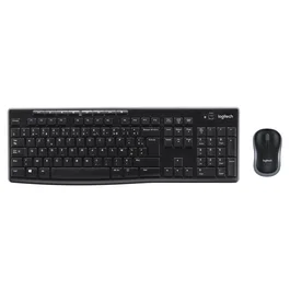 Logitech MK270 Combo Inalámbrico Teclado AZERTY y Ratón Negro