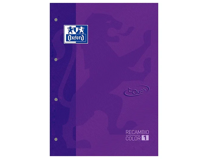 OXFORD Set de 5 Recambios School Color 1 Touch Lila A4+ Cuadriculado 5x5 mm OXFORD Set de 5 Recambios School Color 1 Touch Lila A4+ Cuadriculado 5x5 mm