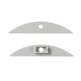 Tapón Final LLE-ALP021 con Agujero para Tiras LED. Perfiles Greenice. Decoración, Iluminación.