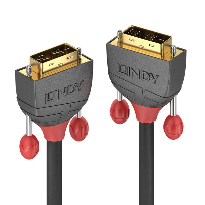 Lindy 36241 Cable DVI-D 15 Metros Negro, Conector DVI-D Macho a Macho Lindy 36241 Cable DVI-D 15 Metros Negro, Conector DVI-D Macho a Macho