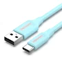 Vention COKSG Cable USB 2.0 Tipo-C de 1.5 m - USB-A Macho a USB-C Macho - 480 Mbit/s, Carga Rápida, Color Azul