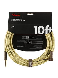 Cable Fender Jack Acodado Tweed Negro 3M