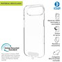 muvit for change funda compatible con Apple iPhone Air transparente