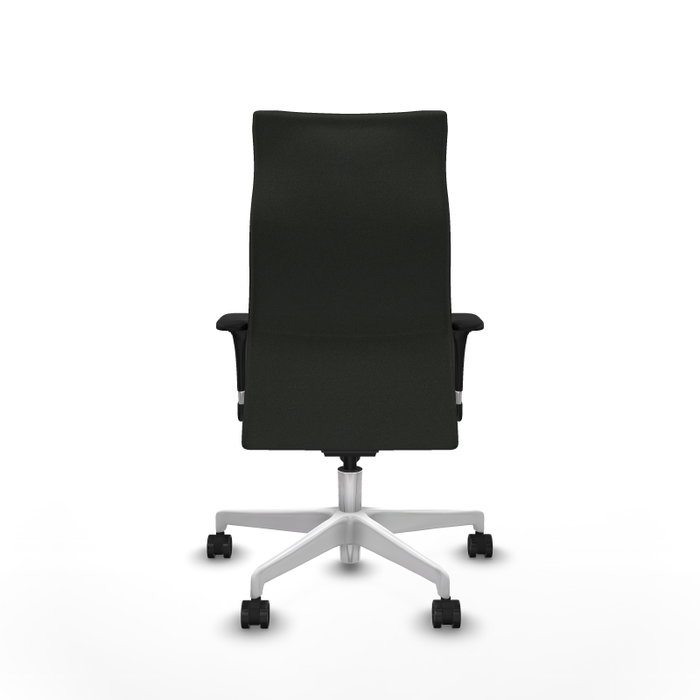 PIQUERAS Y CRESPO Sillón Albacete con Mecanismo Sincro Negro y Base Blanca PIQUERAS Y CRESPO Sillón Albacete con Mecanismo Sincro Negro y Base Blanca