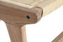 DKD Home Decor Descalzadora Teca Ratan Marrón