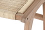 DKD Home Decor Descalzadora Teca Ratan Marrón