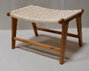 DKD Home Decor Descalzadora Teca Ratan Marrón