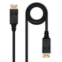 Nano Cable 10.15.2300 Cable DisplayPort 1.2 Macho - Macho 4K 60Hz Negro 50cm
