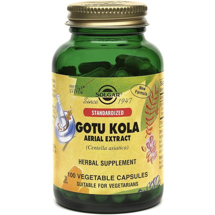 Solgar Gotu Kola Extracto Aéreo 100 Cápsulas Vegetales Solgar Gotu Kola Extracto Aéreo 100 Cápsulas Vegetales