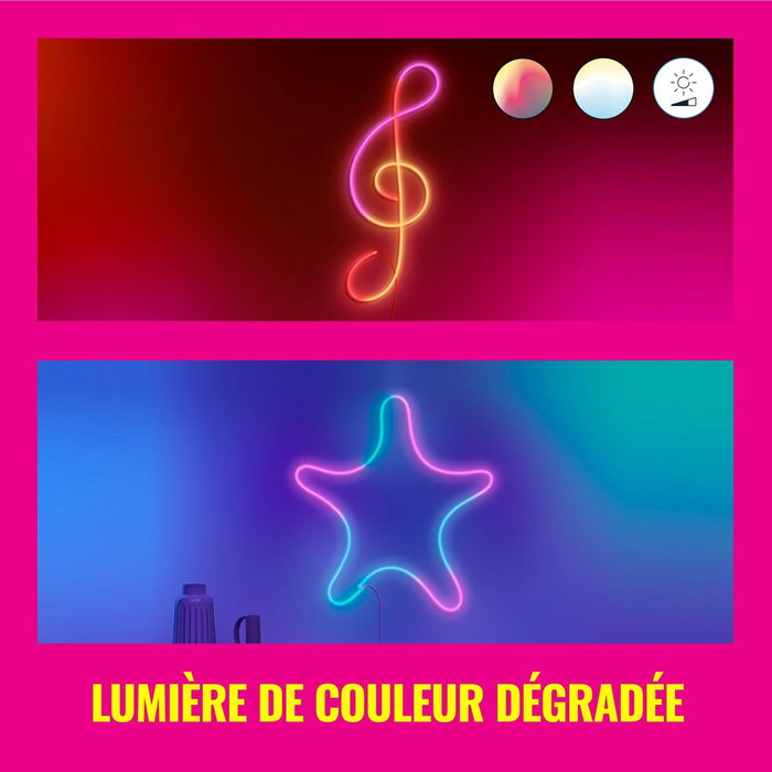 WiZ Tira LED de Neón Flexible Inteligente 3 m Multi