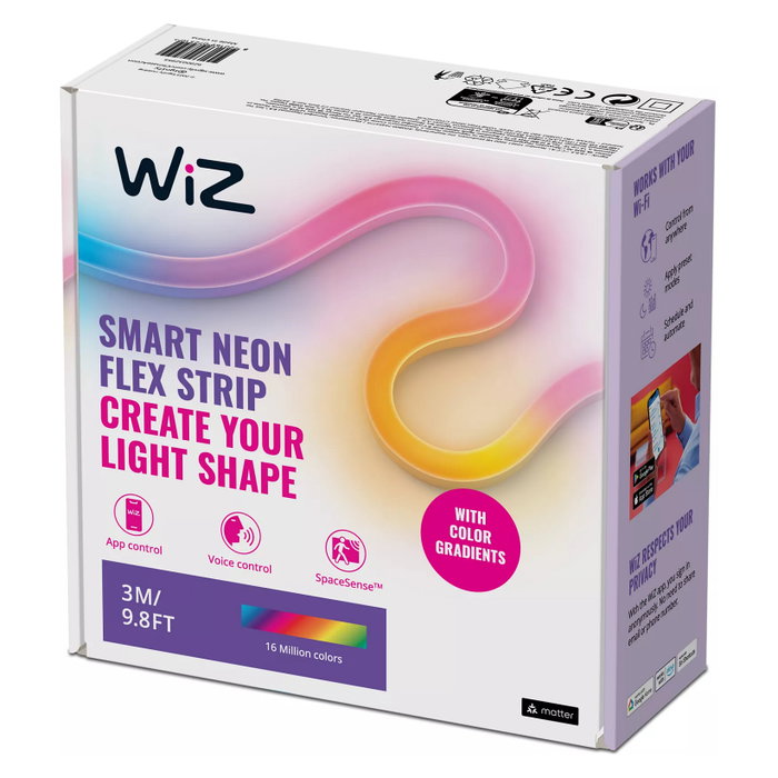 WiZ Tira LED de Neón Flexible Inteligente 3 m Multi