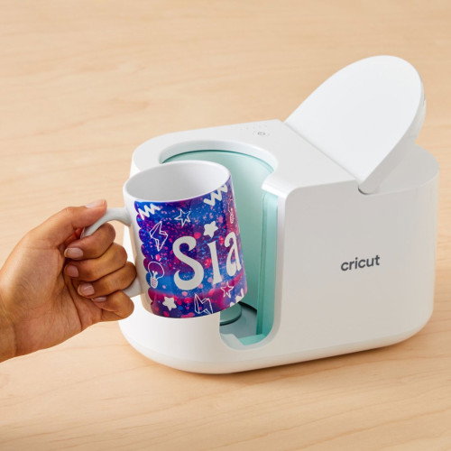 Cricut Tazas (2007823) - Pack de 2 Tazas de Cerámica Blanco, Capacidad 425 ml