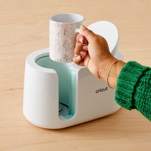 Cricut Tazas (2007823) - Pack de 2 Tazas de Cerámica Blanco, Capacidad 425 ml