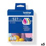 Cartucho de Tinta Original Brother LC527VAL Amarillo Azul Negro Magenta (5 Unidades)