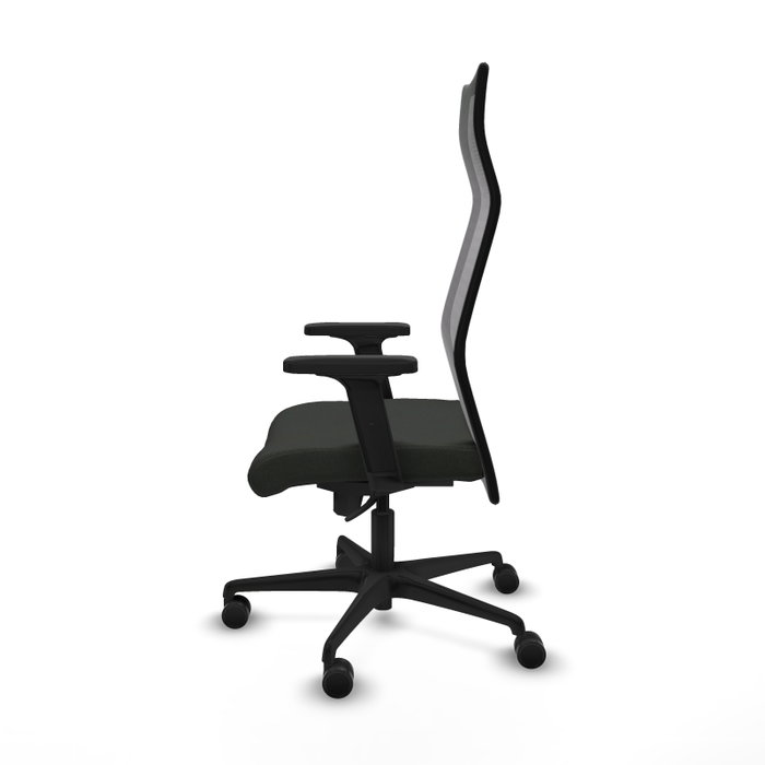 PIQUERAS Y CRESPO Sillón Albacete con Mecanismo Sincro y Brazos 2D, Negro PIQUERAS Y CRESPO Sillón Albacete con Mecanismo Sincro y Brazos 2D, Negro