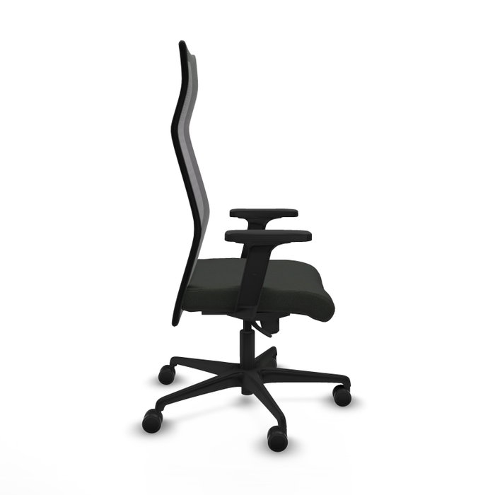 PIQUERAS Y CRESPO Sillón Albacete con Mecanismo Sincro y Brazos 2D, Negro PIQUERAS Y CRESPO Sillón Albacete con Mecanismo Sincro y Brazos 2D, Negro