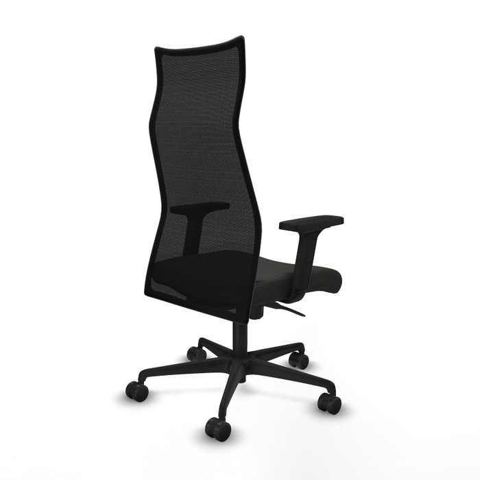 PIQUERAS Y CRESPO Sillón Albacete con Mecanismo Sincro y Brazos 2D, Negro PIQUERAS Y CRESPO Sillón Albacete con Mecanismo Sincro y Brazos 2D, Negro