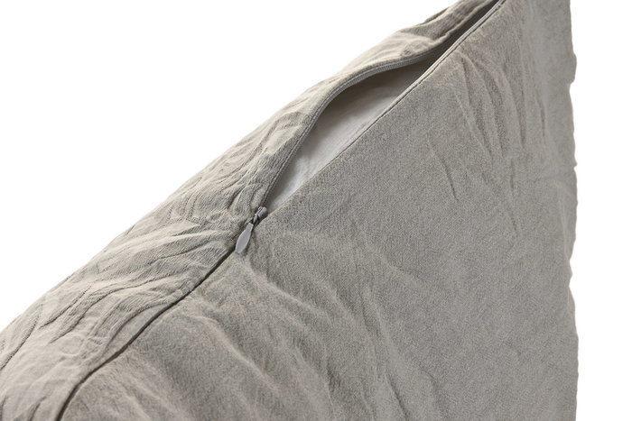 DKD Home Decor Cojin Boho Gris Jacquard 60 x 60 cm (2 Unidades) Poliéster