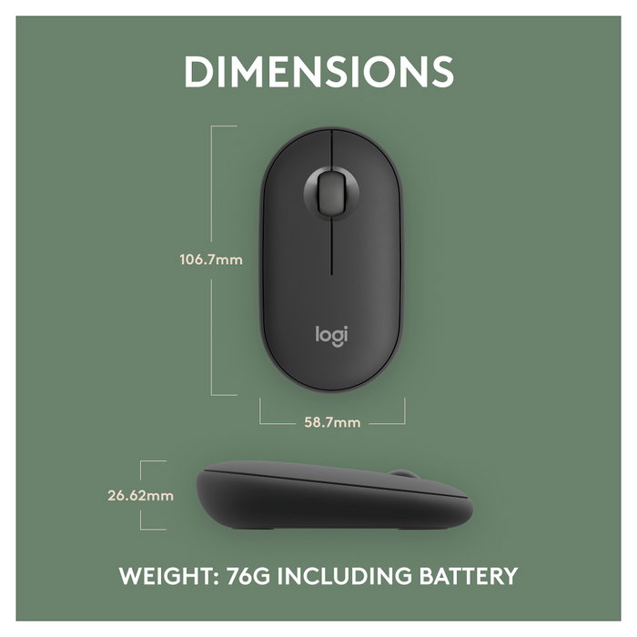 Logitech Pebble 2 M350S Negro