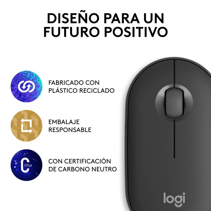 Logitech Pebble 2 M350S Grafito Logitech Pebble 2 M350S Grafito