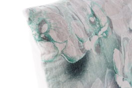 DKD Home Decor Cojin Oriental Azul Verde 50 x 30 x 10 cm (2 Unidades) Algodon