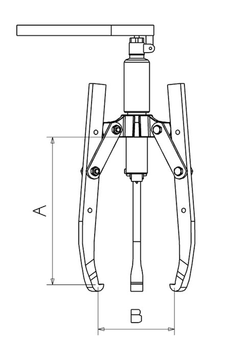 Extractor Hidráulico Forza N Compacto 370X425