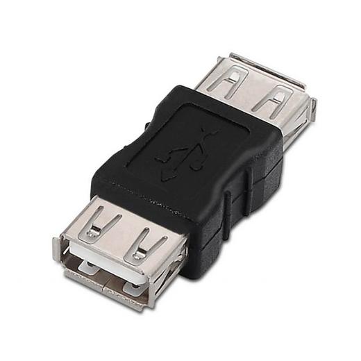 Aisens Adaptador USB 2.0 Hembra a Hembra Negro A103-0037