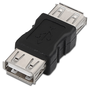 Aisens Adaptador USB 2.0 Hembra a Hembra Negro A103-0037