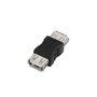 Aisens Adaptador USB 2.0 Hembra a Hembra Negro A103-0037