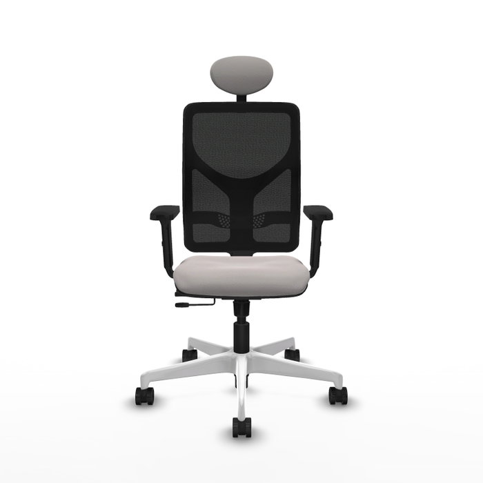PIQUERAS Y CRESPO Silla de oficina Motilla con mecanismo Sincro/Traslack Blanco y Negro PIQUERAS Y CRESPO Silla de oficina Motilla con mecanismo Sincro/Traslack Blanco y Negro