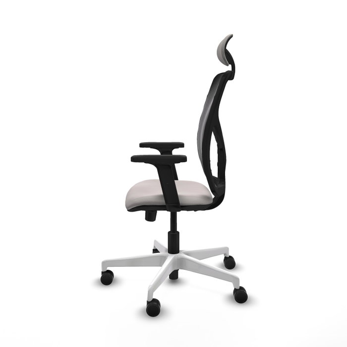 PIQUERAS Y CRESPO Silla de oficina Motilla con mecanismo Sincro/Traslack Blanco y Negro PIQUERAS Y CRESPO Silla de oficina Motilla con mecanismo Sincro/Traslack Blanco y Negro