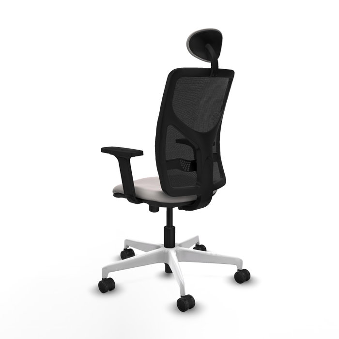 PIQUERAS Y CRESPO Silla de oficina Motilla con mecanismo Sincro/Traslack Blanco y Negro PIQUERAS Y CRESPO Silla de oficina Motilla con mecanismo Sincro/Traslack Blanco y Negro