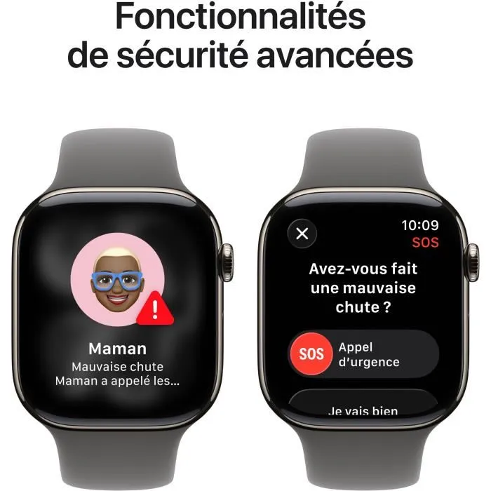 Apple Watch Series 11 GPS + Cellular 46 mm MFCW4ZRA Caja Titanio Natural Correa Deportiva Gris Piedra Talla S/M