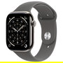 Apple Watch S11 Titan Cellular 46mm Gris con Smartwatch OLED Pantalla Táctil 64 GB GPS watchOS 11 y Correa Deportiva S/M