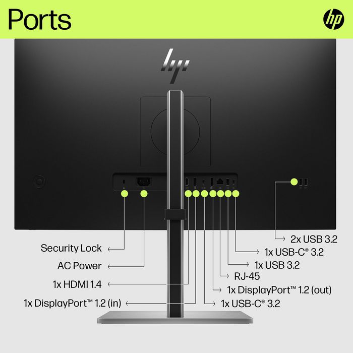 HP Monitor USB-C QHD E27u G5 de 27 pulgadas