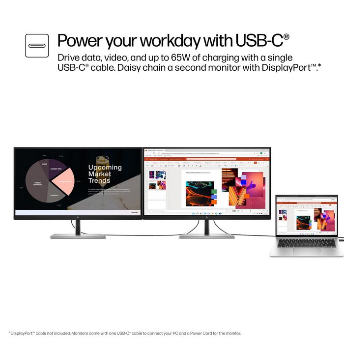 HP Monitor USB-C QHD E27u G5 de 27 pulgadas