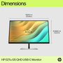 HP Monitor USB-C QHD E27u G5 de 27 pulgadas
