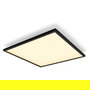 Philips Hue Aurelle Panel Luz de Techo Cuadrada LED SQ XL, Negro, Smart, Zigbee/Bluetooth, Compatible con Alexa, Google Home y Apple HomeKit, IP20, 39W, 2750lm, 600x480mm