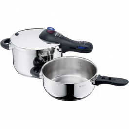 WMF Perfect Plus Set de Ollas 4,5 + 3,0 Litros Plata