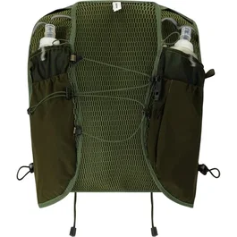 Endurance Chaleco de running de resistencia con botellas de agua blandas - Talla S - Negro