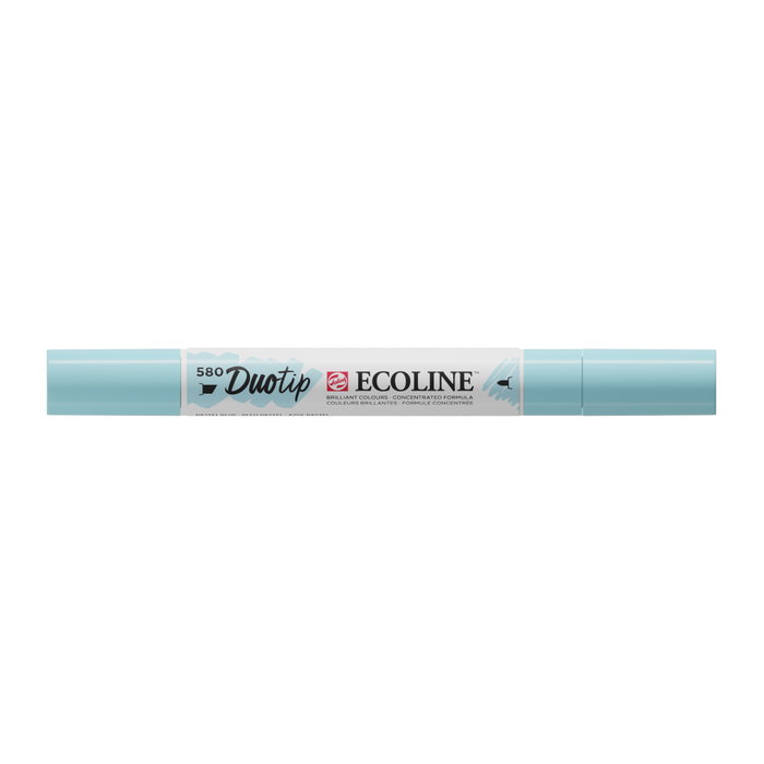 Ecoline Marcador Duotip Azul Pastel 580 Ecoline Marcador Duotip Azul Pastel 580