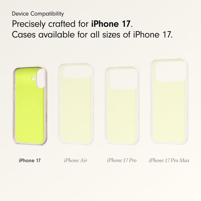 Beats Funda para iPhone 17 con MagSafe y Control de Cámara, Lime Stone