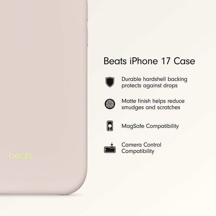 Beats Funda para iPhone 17 con MagSafe y Control de Cámara, Lime Stone